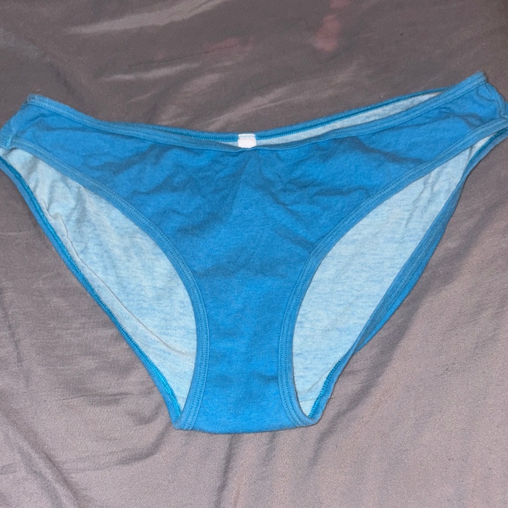 PINK Victoria's Secret Blue Bikini Bottoms